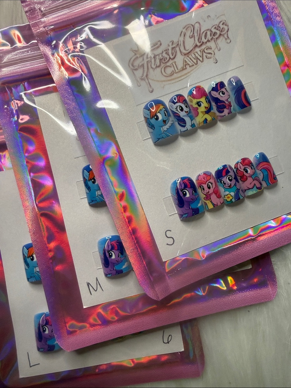 My Little Pony Press-On Nail Set - Multicolored